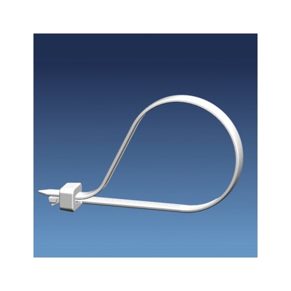 Cable Tie, 11 in L, 3 in Max Bundle Dia., Natural, Nylon 6/6, 50 lb Strength, 1000 PK